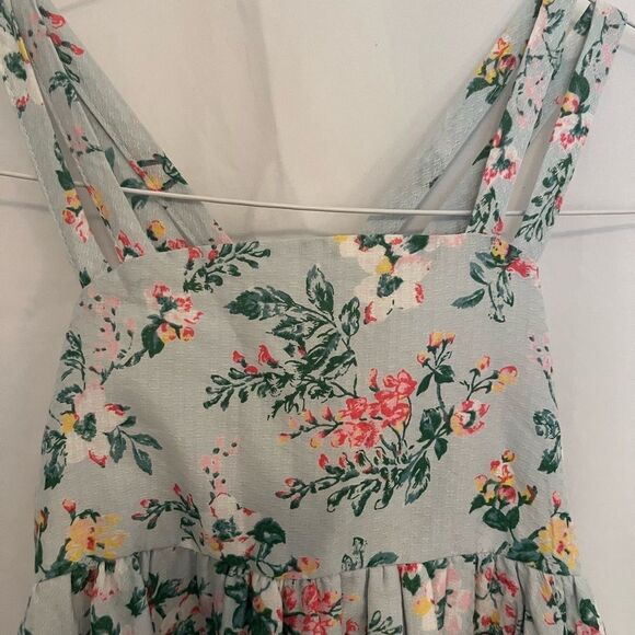 Pink and Blue Sundress Casual Sleeveless - Picture 3 of 7